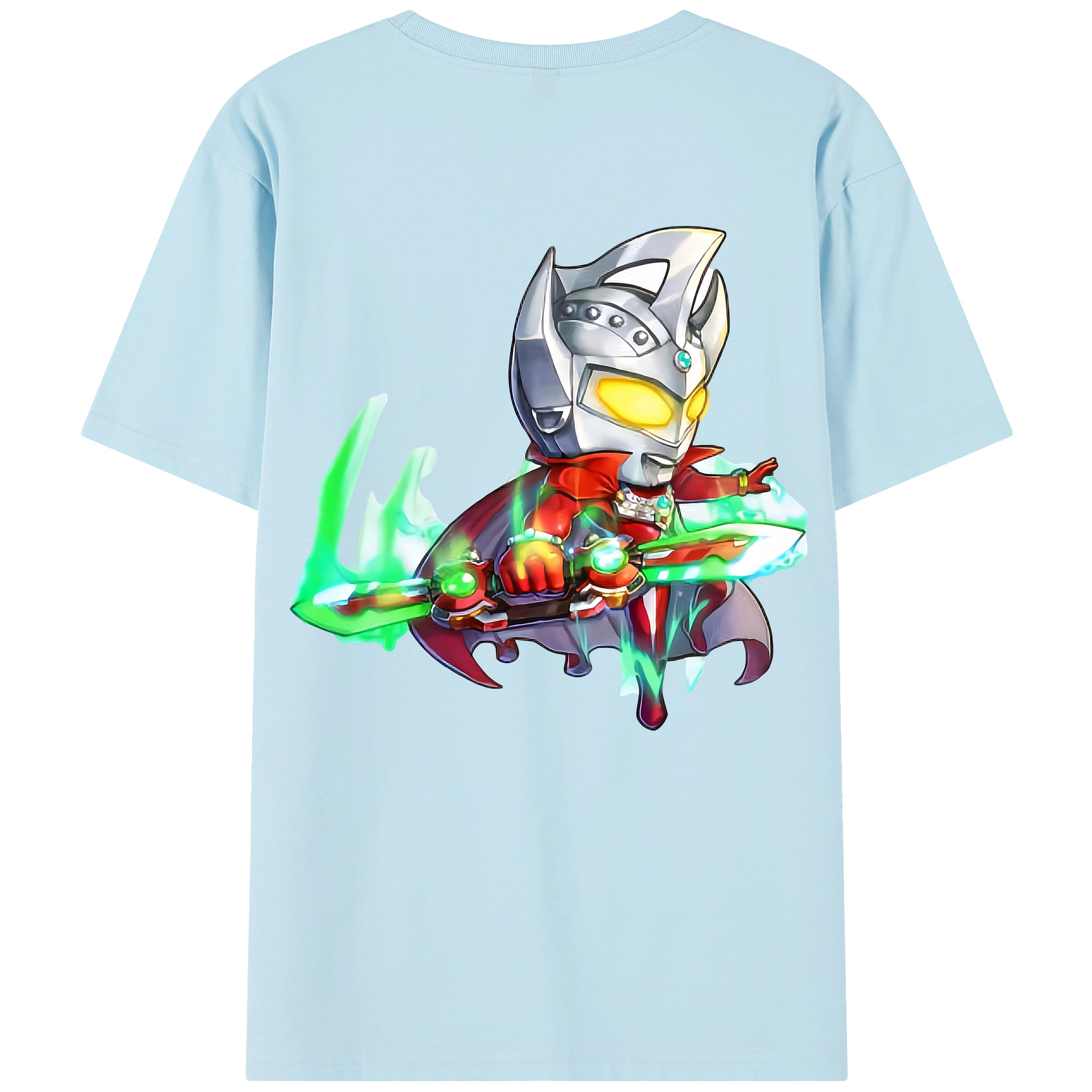 （画像用） ウルトラマン Ultraman 綿100％半袖Tシャツ（背面プリント）